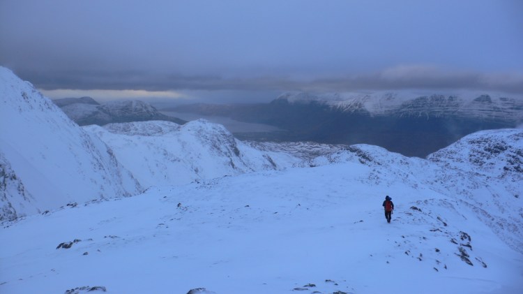 kc -- Simon walking after Sgorr Ruadh P1060281